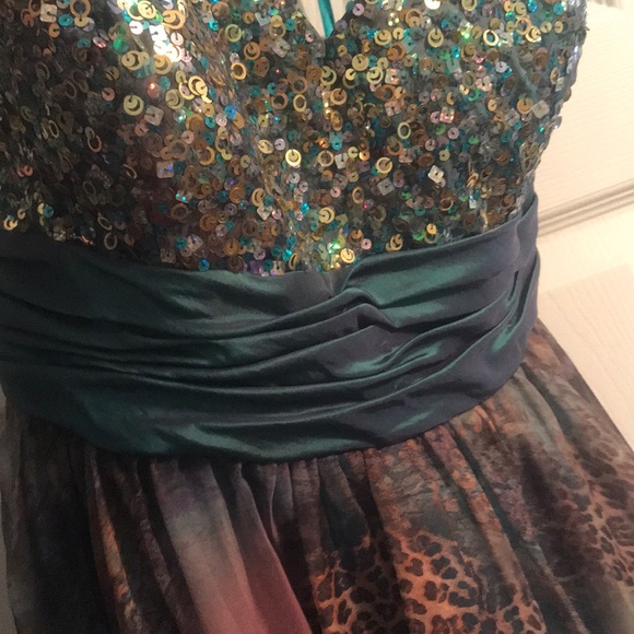 Cocktail animal print dress - Picture 5 of 7